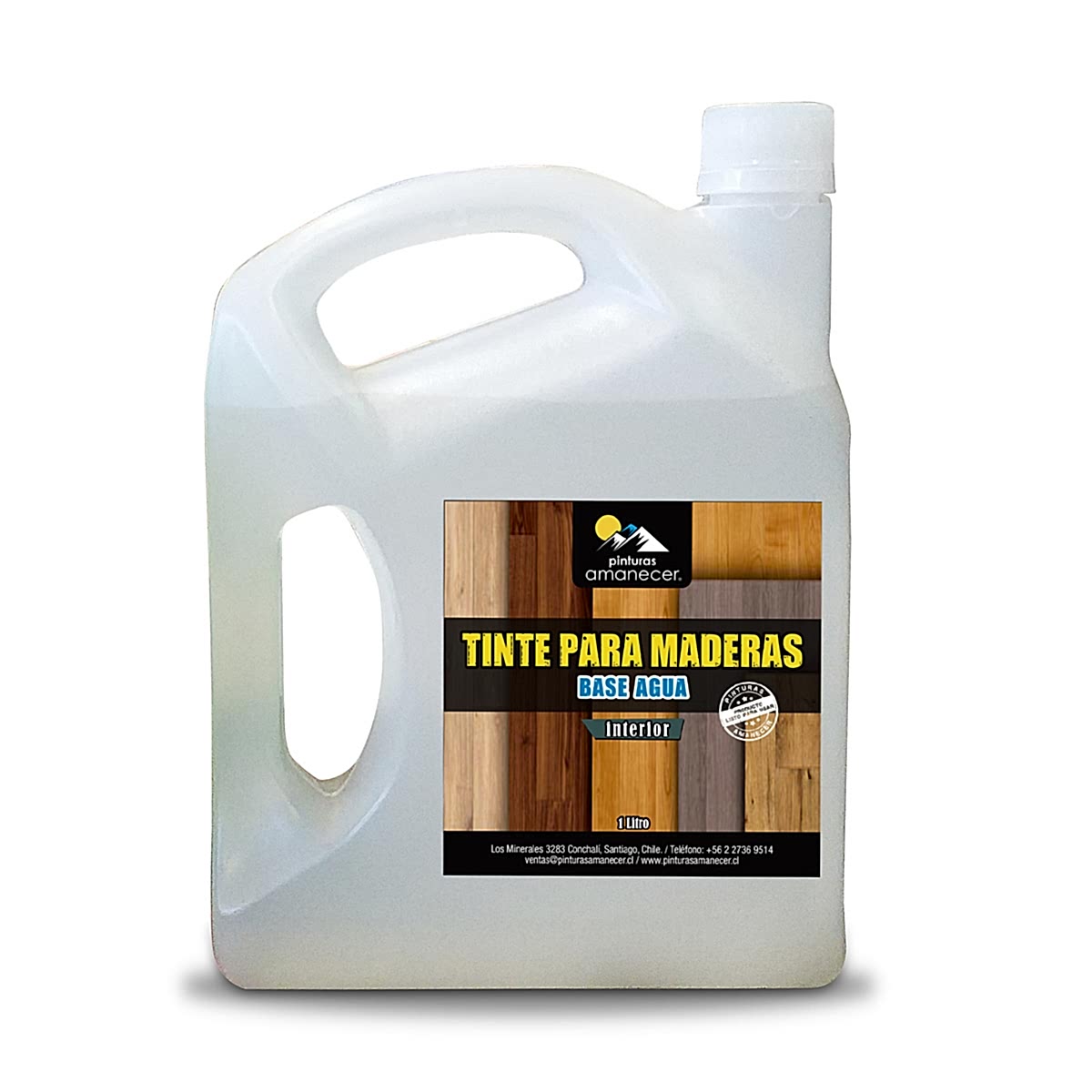 Tinte para madera base agua